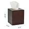 Alpine Industries Espresso Wooden Tissue Box Cover, PK3 ALP405-ESP-3pk - alternate 6